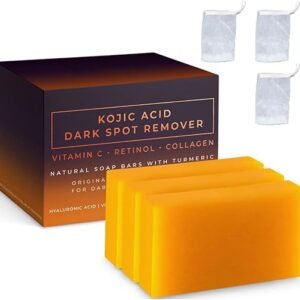 Wholesale 3Pcs Turmeric Kojic Acid Soap ZH WorldTrade China Factory Supplier