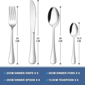 Wholesale Stainless Steel 24 Piece Cutlery Set ZH WorldTrade China Factory Supplier