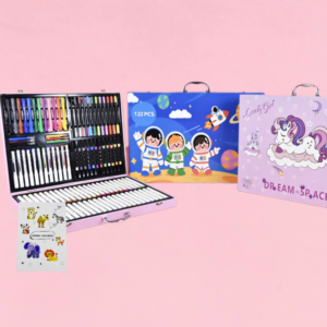 122-Piece Unicorn Watercolor Pen Set Wholesale | Themed Kids' Art Kit Bulk Supplier